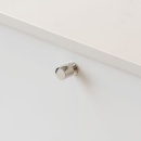 Knop Solo - 21mm - Vernikkeld