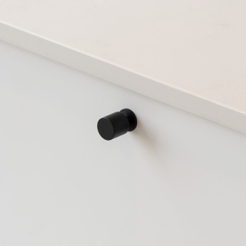 Knop Solo - 21mm - Mat Zwart
