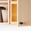 Knop Solo - 21mm - Mat Zwart