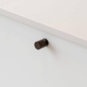 Knop Solo - 21mm - Gebronsd Messing