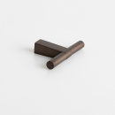 Knop T Petit - Gebronsd Messing