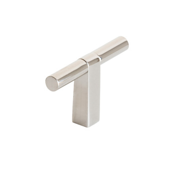 Knop T Petit - Vernikkeld