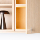 Knop T Petit - Vernikkeld