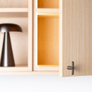 Knop T Flow - Gebronsd Messing