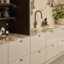 Knop T Flow - Gebronsd Messing