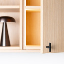 Knop T Flow - Mat Zwart