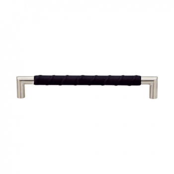 Handgreep Norma 12 - 192mm - RVS/Zwart Leer
