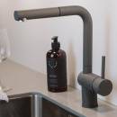 Keukenmengkraan Venedig - Uittrekbare Uitloop - Silgranit Rockgrey