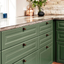 Knop Manor Round - Antiek Messing