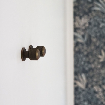 Knop Manor Round - Antiek Messing