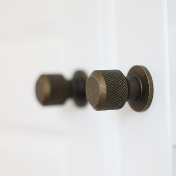 Knop Manor Round - Antiek Messing