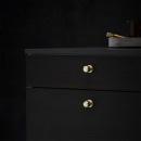 Knop Manor Round - Goud