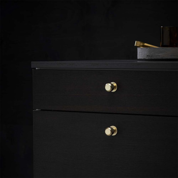 Knop Manor Round - Goud