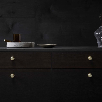 Knop Manor Round - Goud