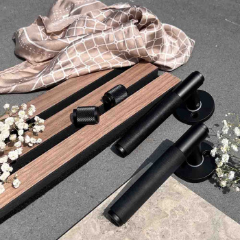 Knop Riff - Mat Zwart