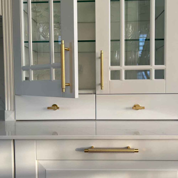 Knop T Manor - Goud