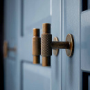 Knop T Manor - Antiek Messing