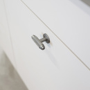 Knop T Riff - RVS Look