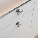 Knop T Riff - RVS Look