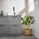 Handgreep Rattan - 160mm - Mat Zwart