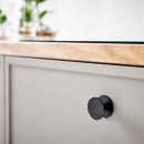 Kast Knop Orbit - 35mm - Mat Zwart