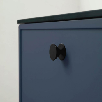 Kast Knop Orbit - 35mm - Mat Zwart