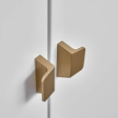 Knop Envelop - 32mm - Geborsteld Messing