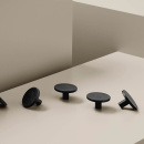 Kastknop Plato Ocean IX - 42mm - Mat Zwart