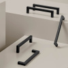 Handgreep Square Ocean IX - 128mm - Mat Zwart