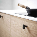 Knop Transit - 16mm - Mat Zwart