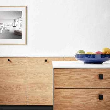 Knop Transit - 16mm - Mat Zwart