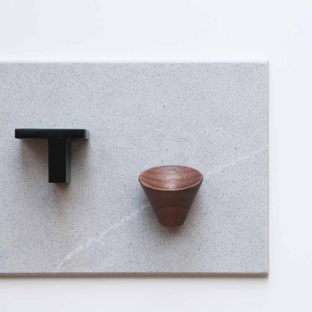 Knop Transit - 16mm - Mat Zwart