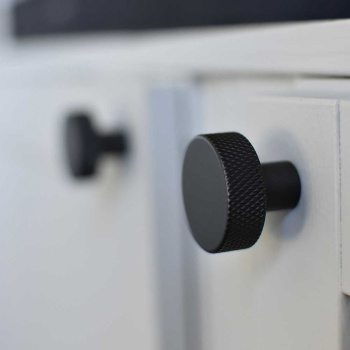 Knop Simon - 35mm - Mat zwart