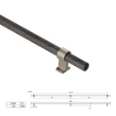 Handgreep Bond - Donker Gebeitst Eiken/Geborsteld Messing