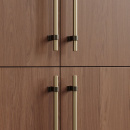 Handgreep Bond - 160mm - Antiek Bruin/Geborsteld Messing