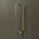 Handgreep Race - Eiken/RVS-look