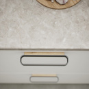 Handgreep Race - Eiken/ Mat Zwart