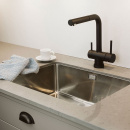 Keukenmengkraan London - Uittrekbare Uitloop - Mat Zwart