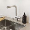 iCrolla Afsluitkraan voor vaatwasser - RVS Afwerking