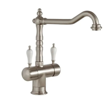 Keukenmengkraan Oslo Retro - RVS Old Silver