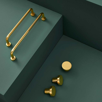 Knop 2078 - Gepolijst Messing