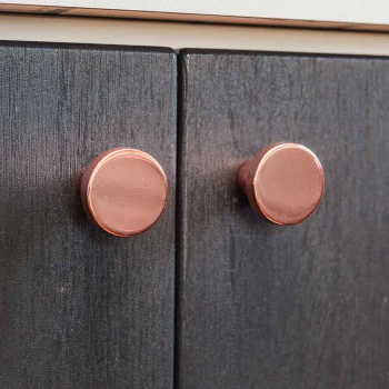 Knop 2078 - Gepolijst Koper