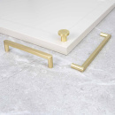 Knop 2078 - Geborsteld Messing