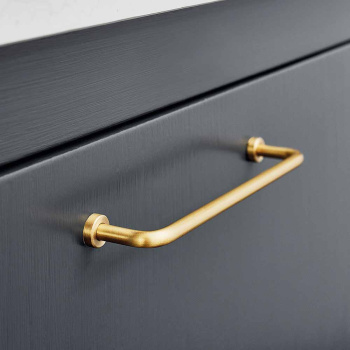Handgreep Lounge - 160mm - Gepolijst Messing
