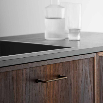 Handgreep Lounge - 160mm - Antiek Bruin