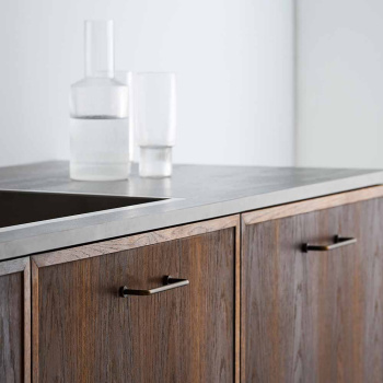 Handgreep Lounge - 160mm - Antiek Bruin