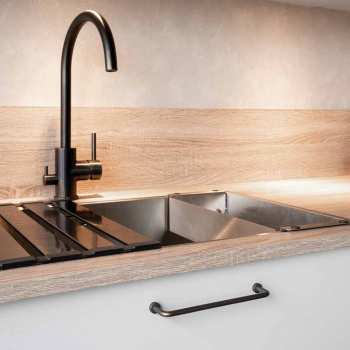 Handgreep Lounge - 160mm - Antiek Bruin