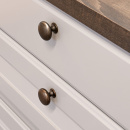 Knop Duke - Antiek Messing