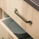 Handgreep Button - 160mm - Antiek Messing