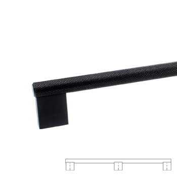 Handgreep Graf Mini - 1178mm - Zwart